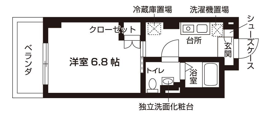 千葉県習志野市谷津１ 津田沼駅 1K マンション 賃貸物件詳細