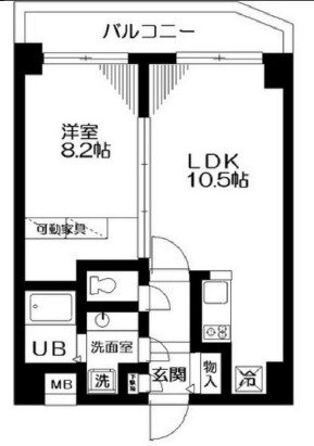 東京都新宿区上落合３ 落合駅 1LDK マンション 賃貸物件詳細