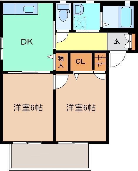 群馬県桐生市相生町３ 運動公園駅 2DK アパート 賃貸物件詳細