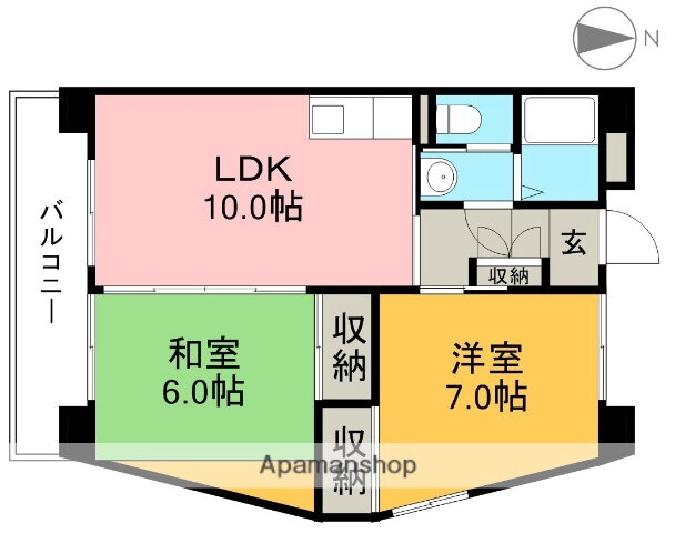 高知県高知市葛島１ 葛島橋東詰駅 2LDK マンション 賃貸物件詳細