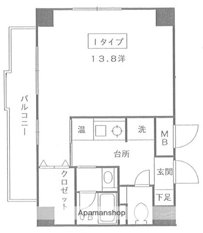 広島県広島市中区富士見町 日赤病院前駅 1K マンション 賃貸物件詳細