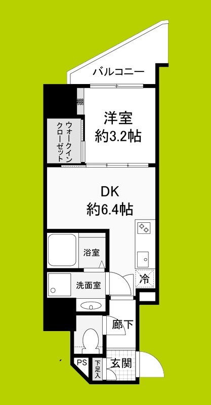 大阪府大阪市浪速区敷津西２ 大国町駅 1DK マンション 賃貸物件詳細