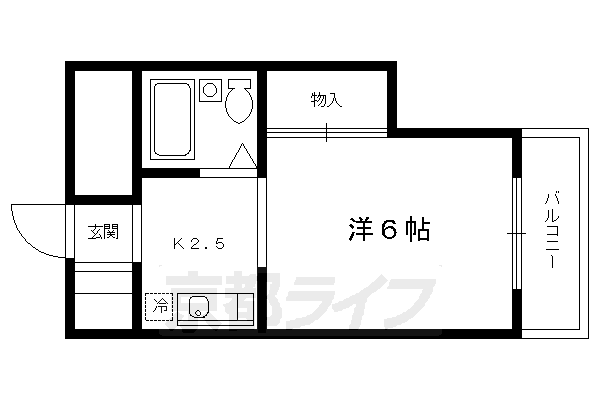 京都府京都市左京区北白川仕伏町 出町柳駅 1K マンション 賃貸物件詳細