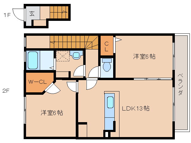 京都府木津川市梅美台７ 木津駅 2LDK アパート 賃貸物件詳細
