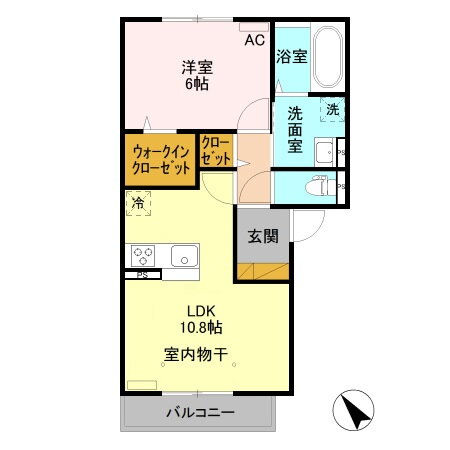 群馬県太田市内ケ島町 竜舞駅 1LDK アパート 賃貸物件詳細