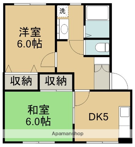 レジデンス愛子 1階 2DK 賃貸物件詳細