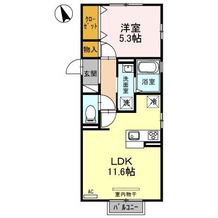 新潟県長岡市悠久町３ 長岡駅 1LDK アパート 賃貸物件詳細