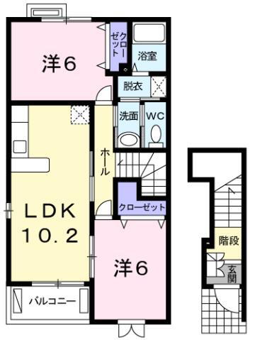 鳥取県鳥取市国府町分上３ 鳥取駅 2LDK アパート 賃貸物件詳細