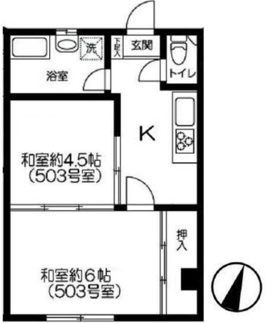 千葉県千葉市中央区院内１ 千葉駅 2K マンション 賃貸物件詳細