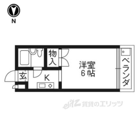 京都府京都市右京区梅津徳丸町 太秦駅 1K マンション 賃貸物件詳細