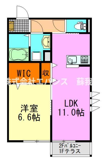 千葉県千葉市中央区稲荷町２ 蘇我駅 1LDK アパート 賃貸物件詳細