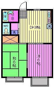 埼玉県さいたま市浦和区皇山町 北浦和駅 2DK アパート 賃貸物件詳細