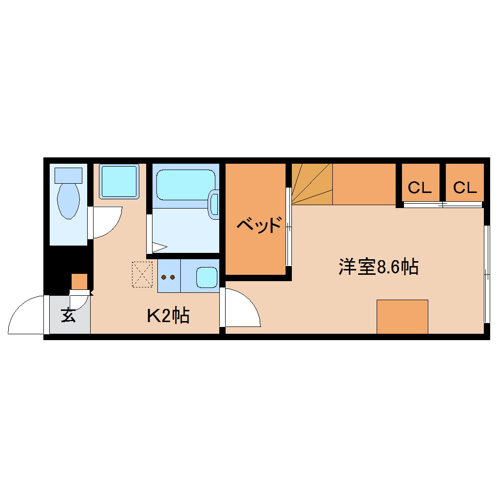 奈良県奈良市東九条町 近鉄奈良駅 1K アパート 賃貸物件詳細