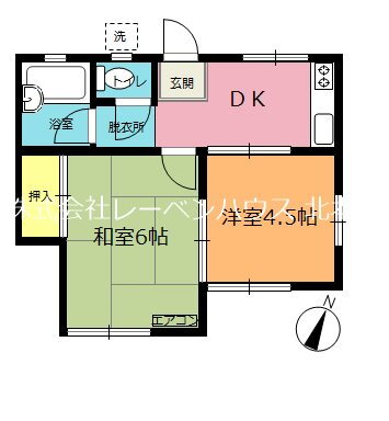 コーポコスギ 1階 2DK 賃貸物件詳細
