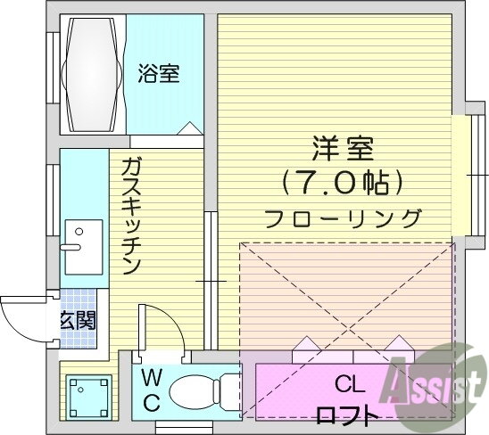 宮城県仙台市太白区桜木町 八木山動物公園駅 1K アパート 賃貸物件詳細