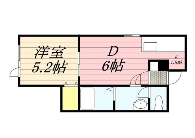 北海道札幌市西区発寒三条２ 発寒南駅 1DK アパート 賃貸物件詳細