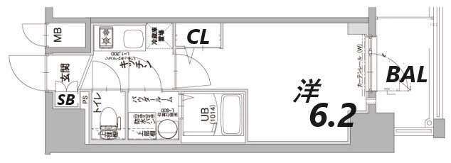 兵庫県神戸市兵庫区西上橘通１ 高速神戸駅 1K マンション 賃貸物件詳細