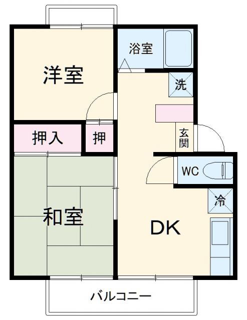 千葉県市川市菅野４ 本八幡駅 2DK アパート 賃貸物件詳細