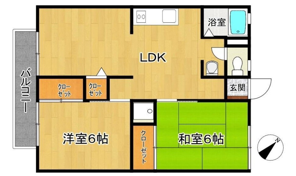 兵庫県神戸市西区今寺 明石駅 2LDK アパート 賃貸物件詳細