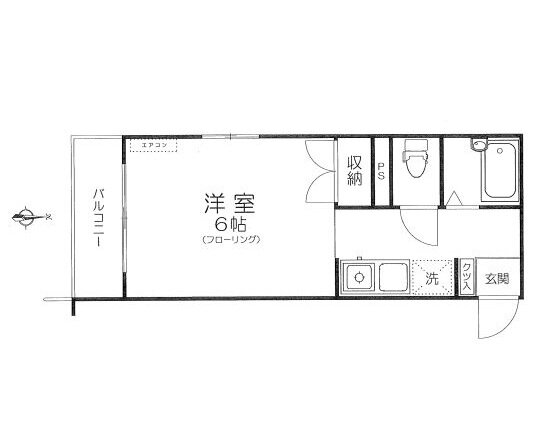 東京都練馬区練馬４ 豊島園駅 1K マンション 賃貸物件詳細