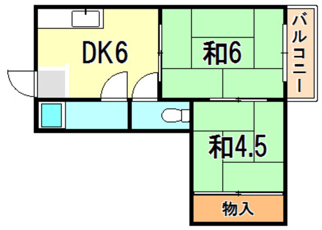 兵庫県神戸市兵庫区氷室町２ 湊川公園駅 2DK マンション 賃貸物件詳細