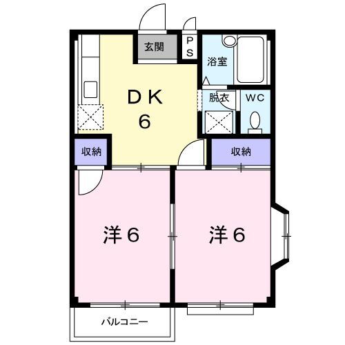 群馬県高崎市下里見町 安中駅 2DK アパート 賃貸物件詳細