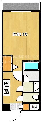 ＢＵＥＮＡ川端町４丁目壱番館 5階 1K 賃貸物件詳細