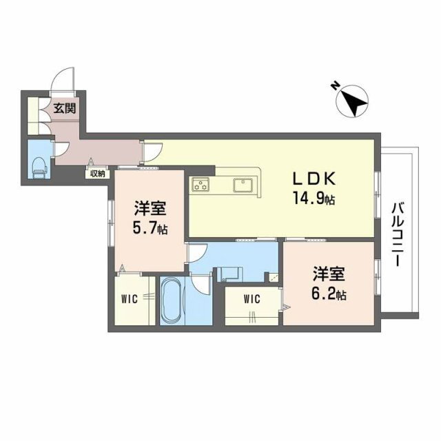 広島県広島市東区矢賀２ 矢賀駅 2LDK マンション 賃貸物件詳細