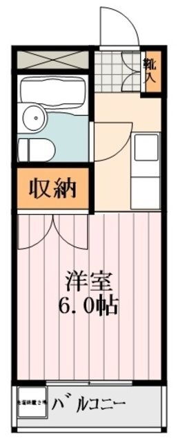 メゾンパークス 2階 1K 賃貸物件詳細