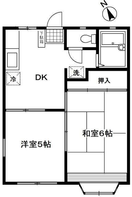 神奈川県横浜市南区六ツ川２ 弘明寺駅 2DK アパート 賃貸物件詳細