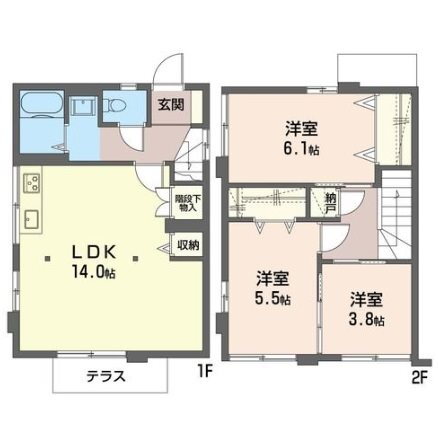 神奈川県相模原市南区栄町 相模大野駅 3LDK 一戸建て 賃貸物件詳細