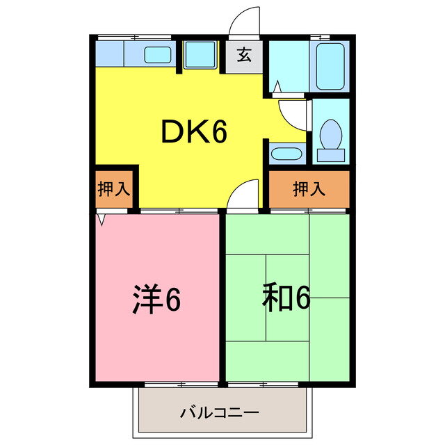 愛知県安城市安城町 南安城駅 2DK アパート 賃貸物件詳細