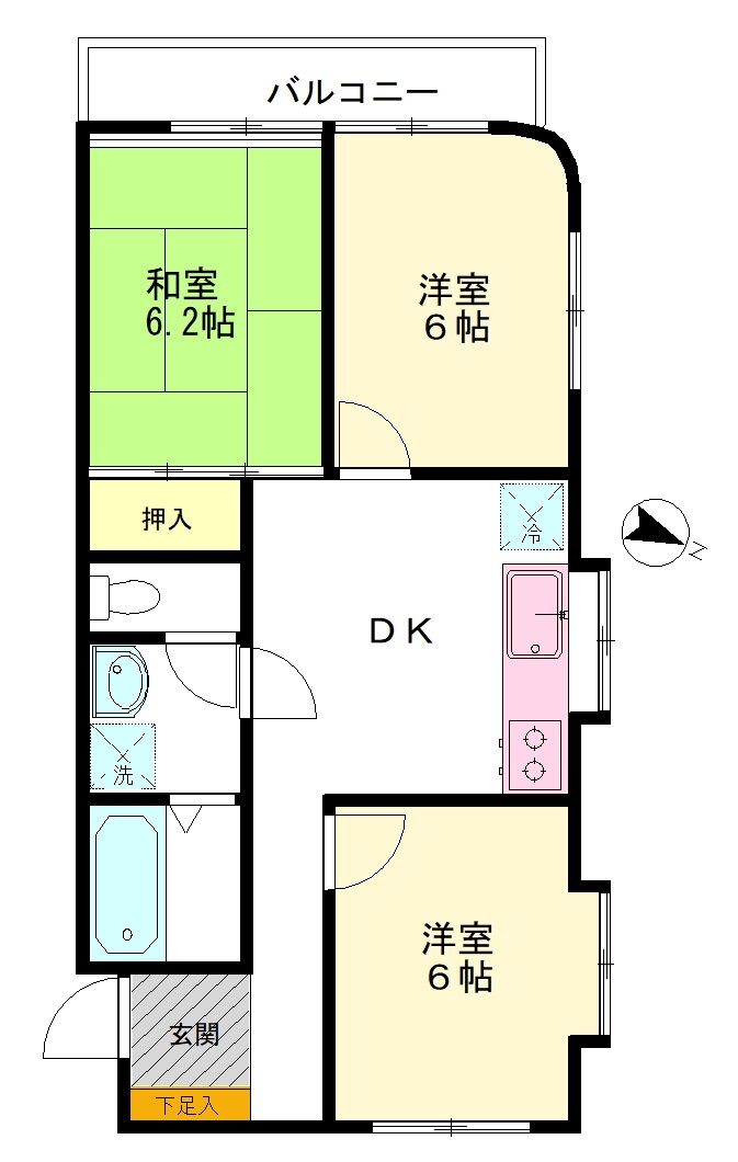 東京都大田区仲池上２ 西馬込駅 3DK マンション 賃貸物件詳細