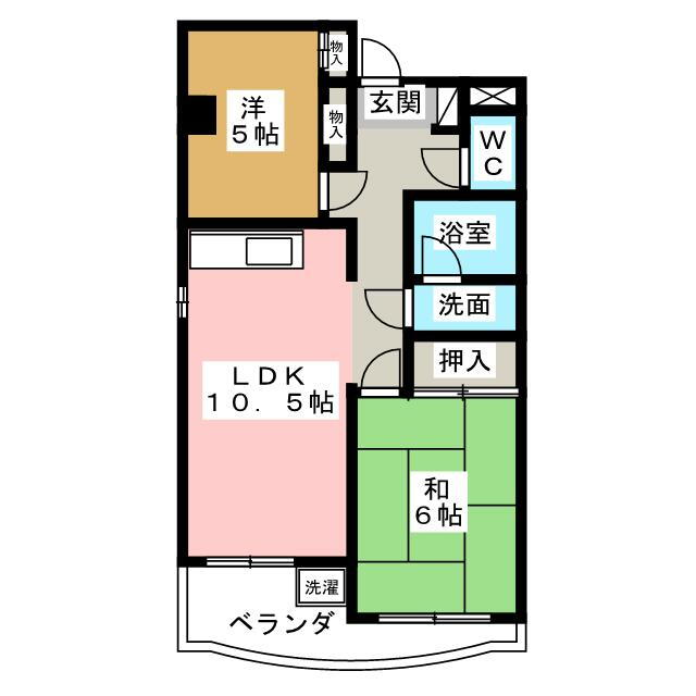 愛知県稲沢市松下２ 国府宮駅 2LDK マンション 賃貸物件詳細