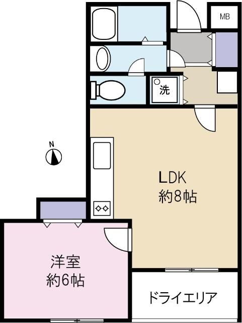 エリュシオン光和 1階 1LDK 賃貸物件詳細