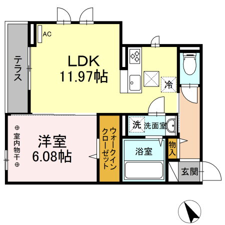 山梨県中巨摩郡昭和町清水新居 甲府駅 1LDK アパート 賃貸物件詳細