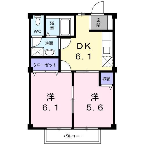宮城県仙台市青葉区上愛子字蛇台原 愛子駅 2DK アパート 賃貸物件詳細