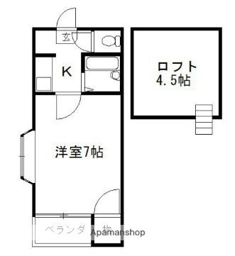 福岡県福岡市南区大楠２ 西鉄平尾駅 1K アパート 賃貸物件詳細