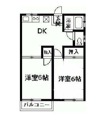 群馬県伊勢崎市連取町 伊勢崎駅 2DK アパート 賃貸物件詳細