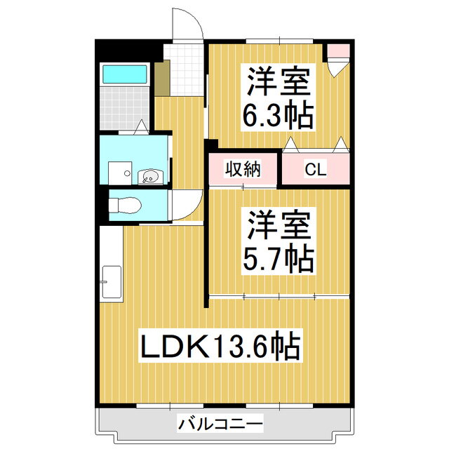 長野県塩尻市大字塩尻町 みどり湖駅 2LDK マンション 賃貸物件詳細
