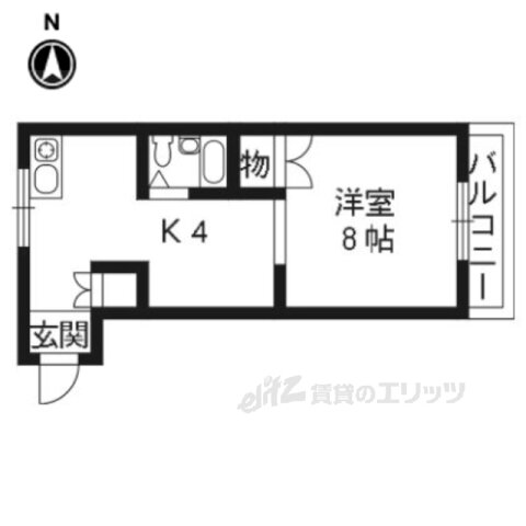 京都府京都市上京区松之木町 今出川駅 1K マンション 賃貸物件詳細