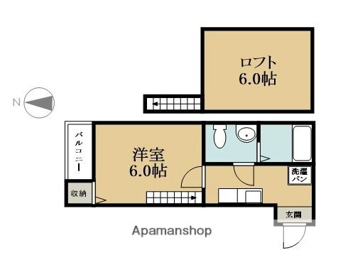 コーポ　愛花夢 2階 1K 賃貸物件詳細