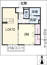 岐阜県関市吉野町 関口駅 1LDK アパート 賃貸物件詳細