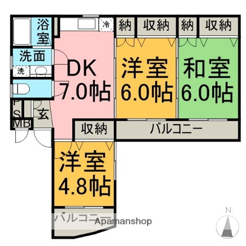 茨城県ひたちなか市海門町２ 那珂湊駅 3DK マンション 賃貸物件詳細