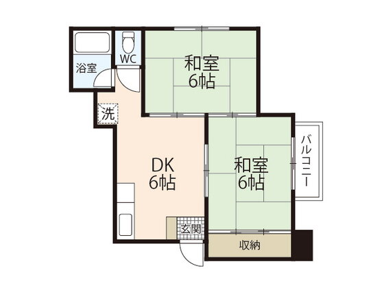 広島県広島市中区十日市町２ 寺町駅 2LDK マンション 賃貸物件詳細