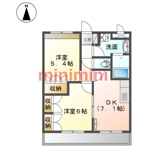 大阪府茨木市郡山２ 茨木駅 2DK アパート 賃貸物件詳細