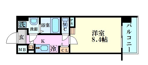 大阪府大阪市福島区鷺洲３ 野田阪神駅 1K マンション 賃貸物件詳細