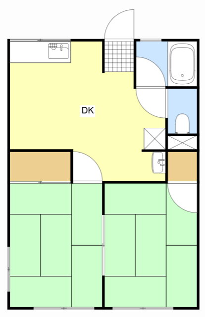 静岡県掛川市中 掛川駅 2DK アパート 賃貸物件詳細