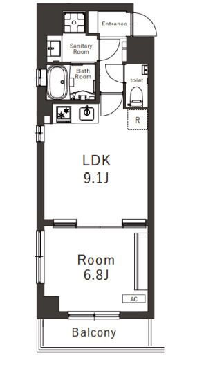東京都江東区新大橋２ 森下駅 1LDK マンション 賃貸物件詳細