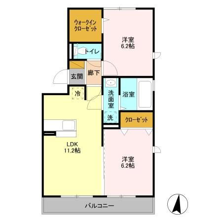 千葉県千葉市中央区都町 桜木駅 2LDK アパート 賃貸物件詳細